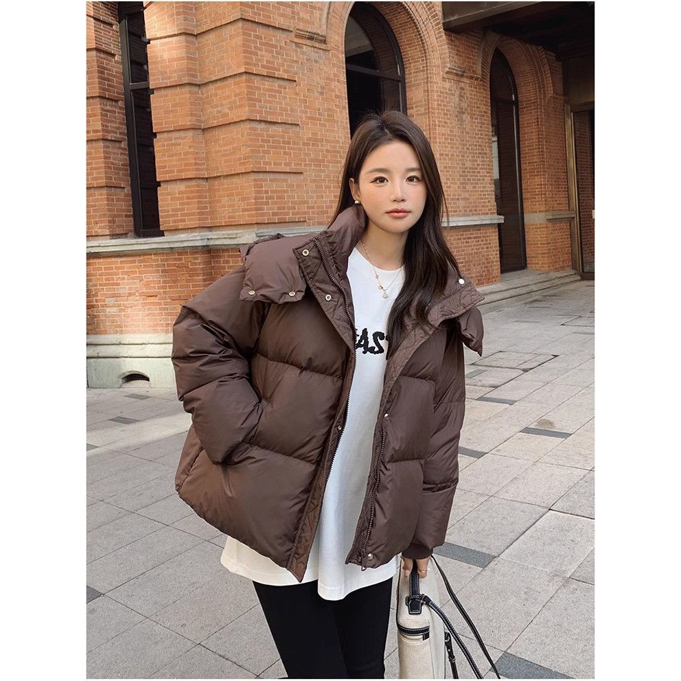 波司澄美拉德短款羽绒服女冬季新款爆款超好看高级感炸街加厚面包