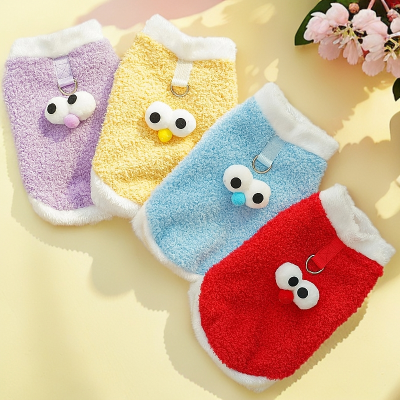 加绒加厚小奶猫咪无毛猫金吉拉新年宠物衣服秋冬中大狗狗用品柯基