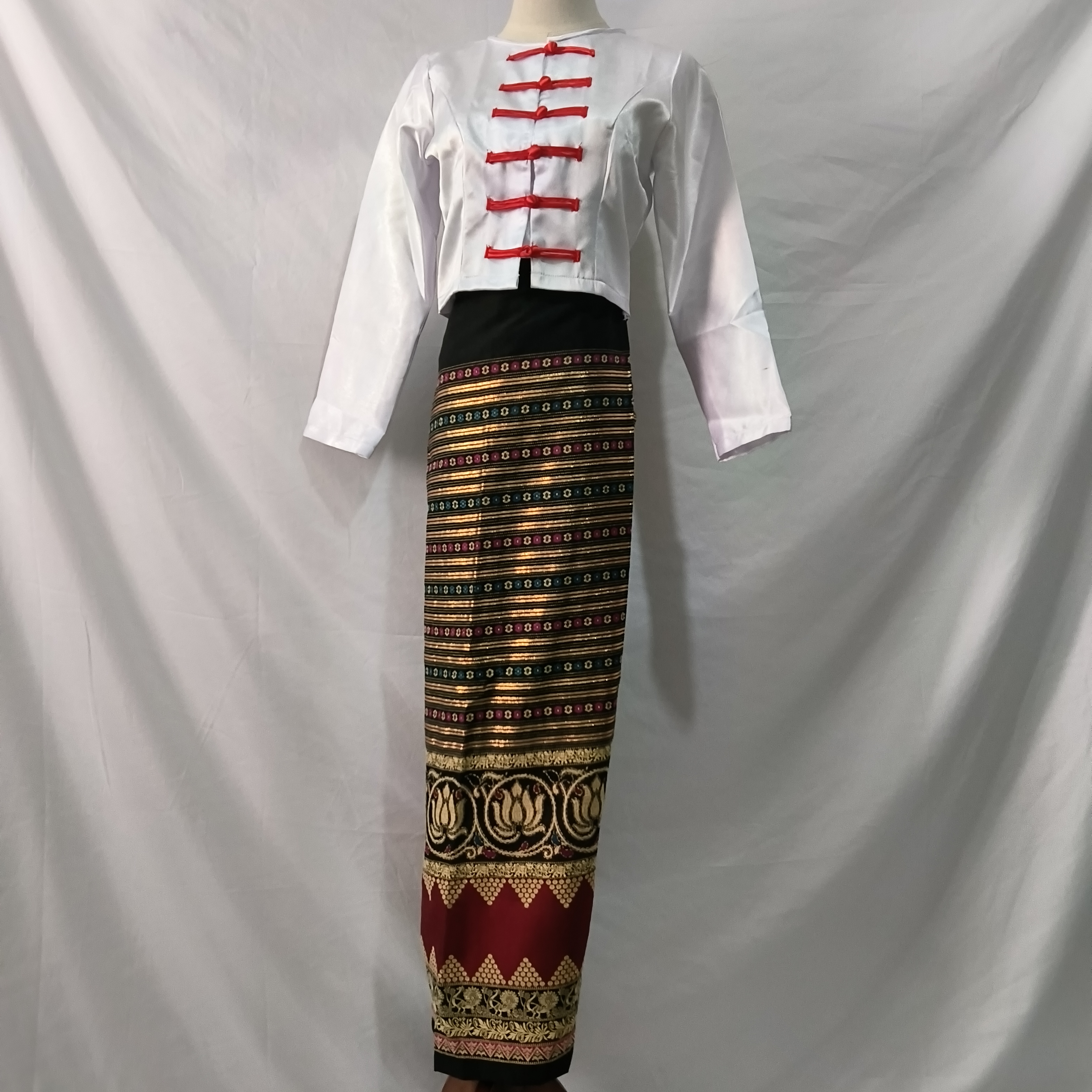 民族服装气质传统民族风两件套休闲成品傣装