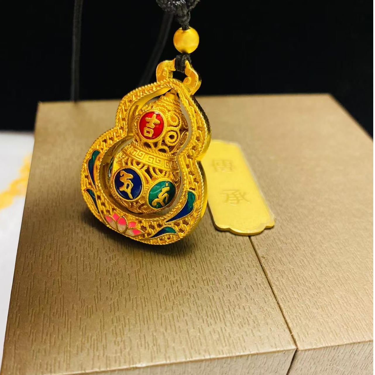 合金吊坠 精品珐琅彩吉葫芦