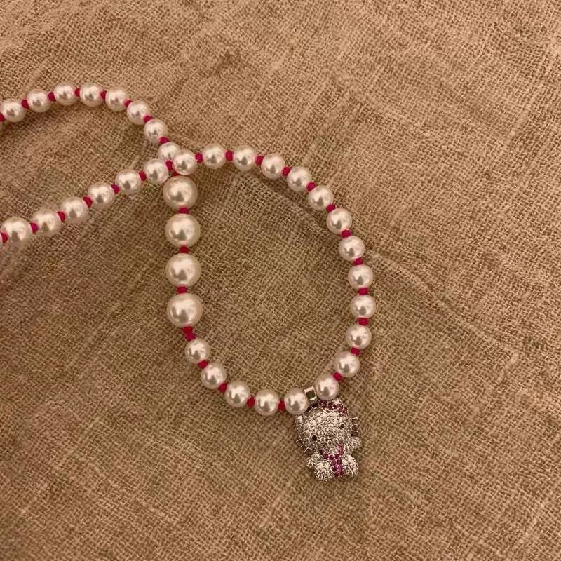 铜合金项链 C303精致时尚百搭猫咪项链