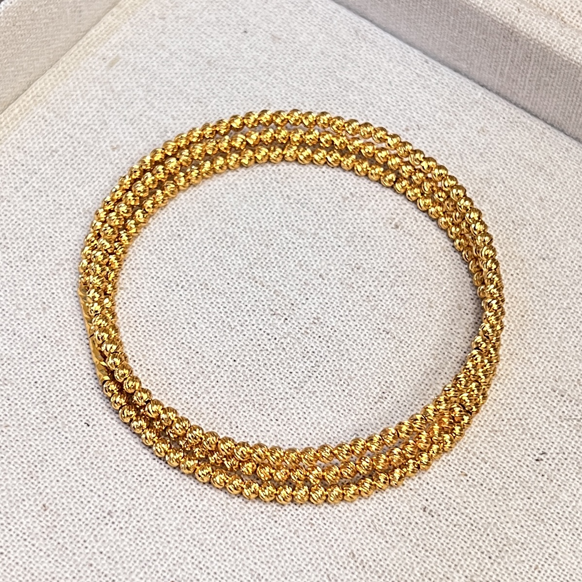 铜合金手镯 F56时尚气质简约复古金色百搭轻奢个性手镯