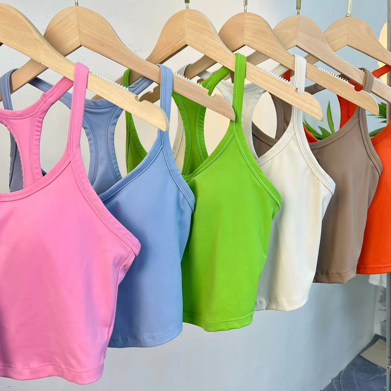 美背运动内衣女防震收副乳瑜伽服背心外穿专业跑步训练健身文胸女