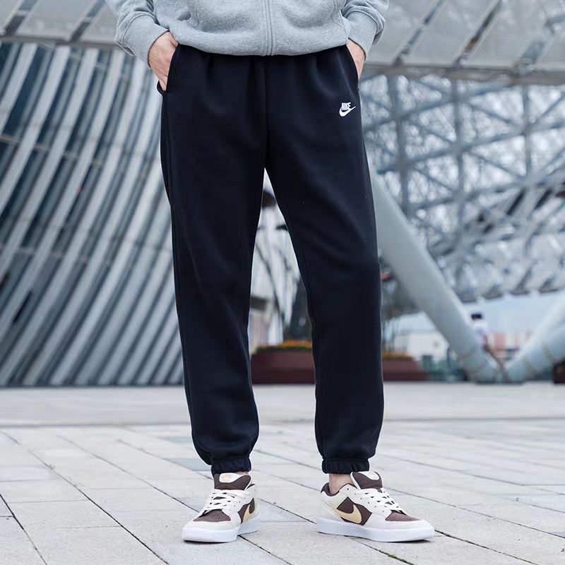 NIKE/耐克男子正品黑色运动休闲百搭束脚长裤BV2738010#AH