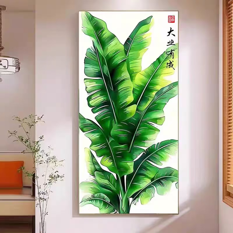 蒙娜丽莎十字绣大业有成大格四股绣125*60厘米大格23色满绣