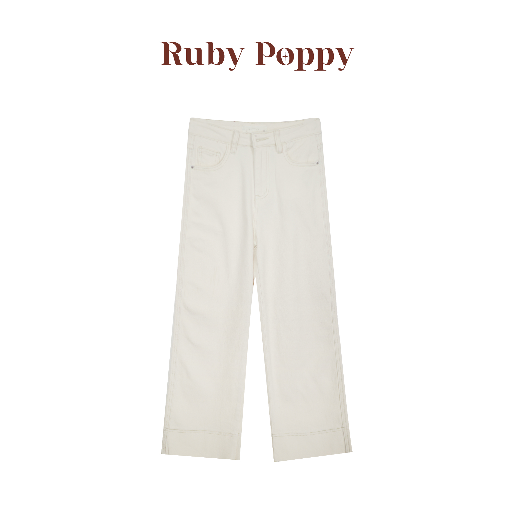 泡面卷儿【牛仔很忙】秋冬高腰九分烟管牛仔裤显瘦气质长裤81006