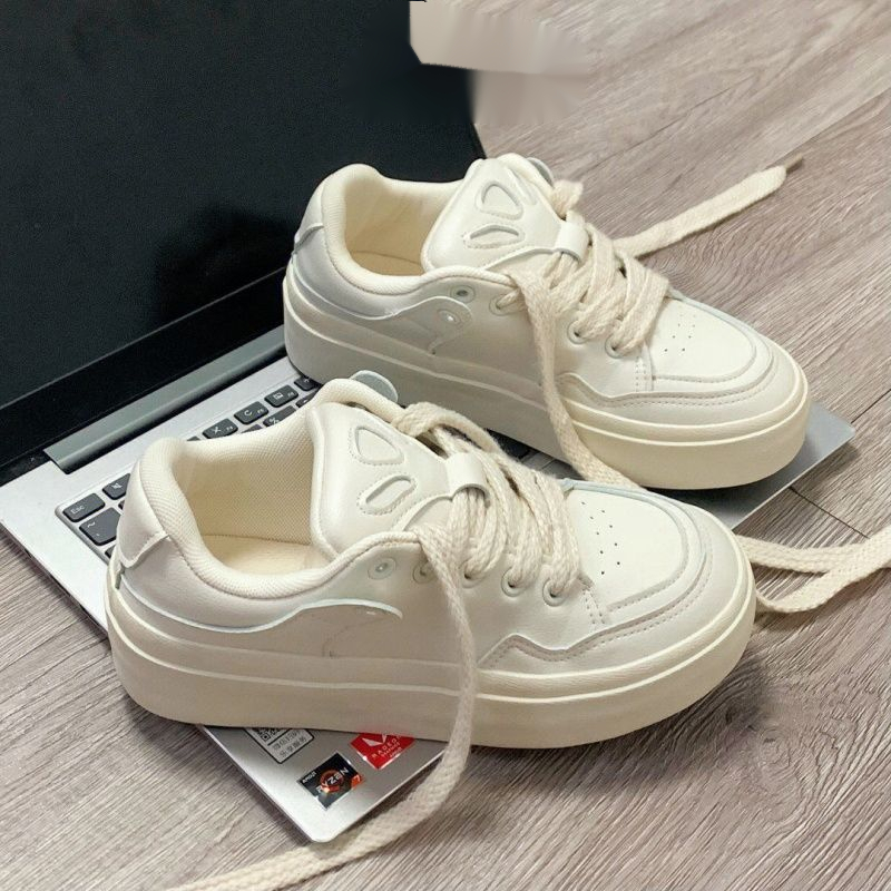 秋冬季回力休闲春秋新款厚底小众设计女运动鞋百搭高颜值潮透气时