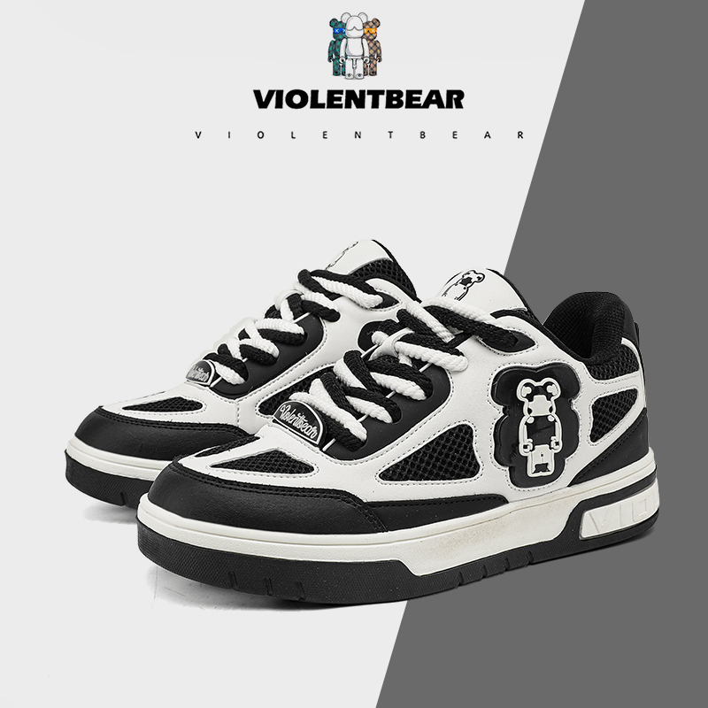 VIOLENTBEAR/暴力熊板鞋男女春秋新款运动休闲百搭潮流情侣款608