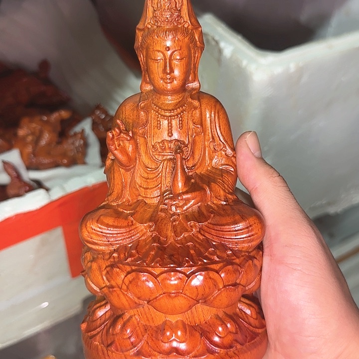 木花梨木20座观音一身