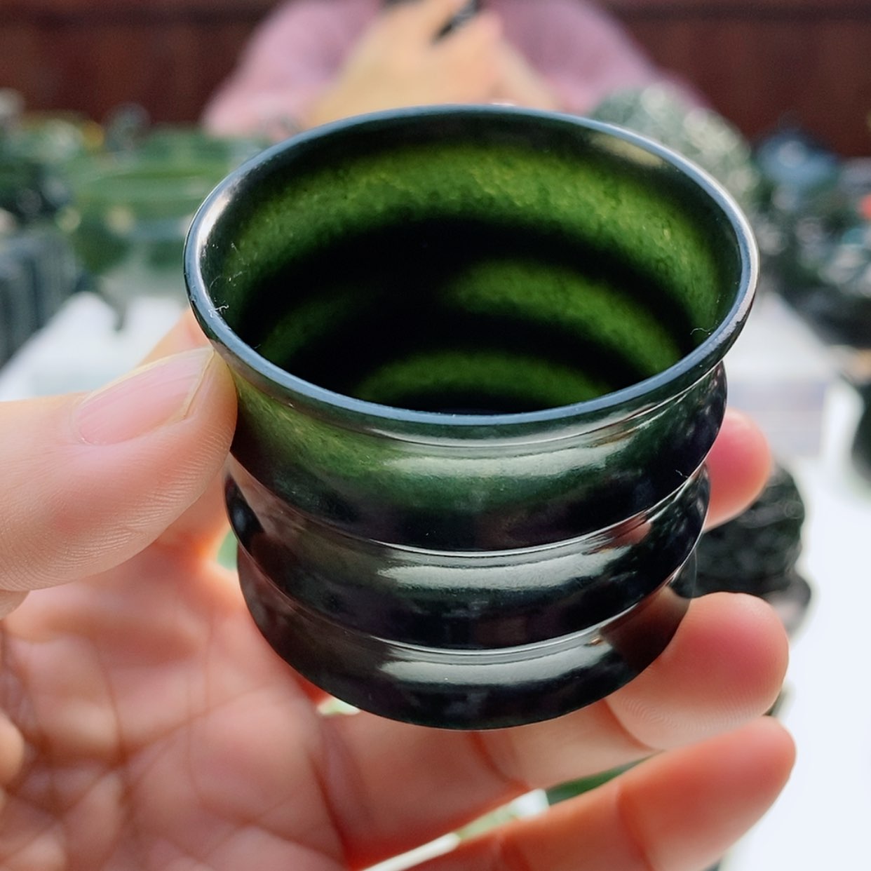 【闪购商品】和田玉（青玉）摆件未镶嵌微瑕