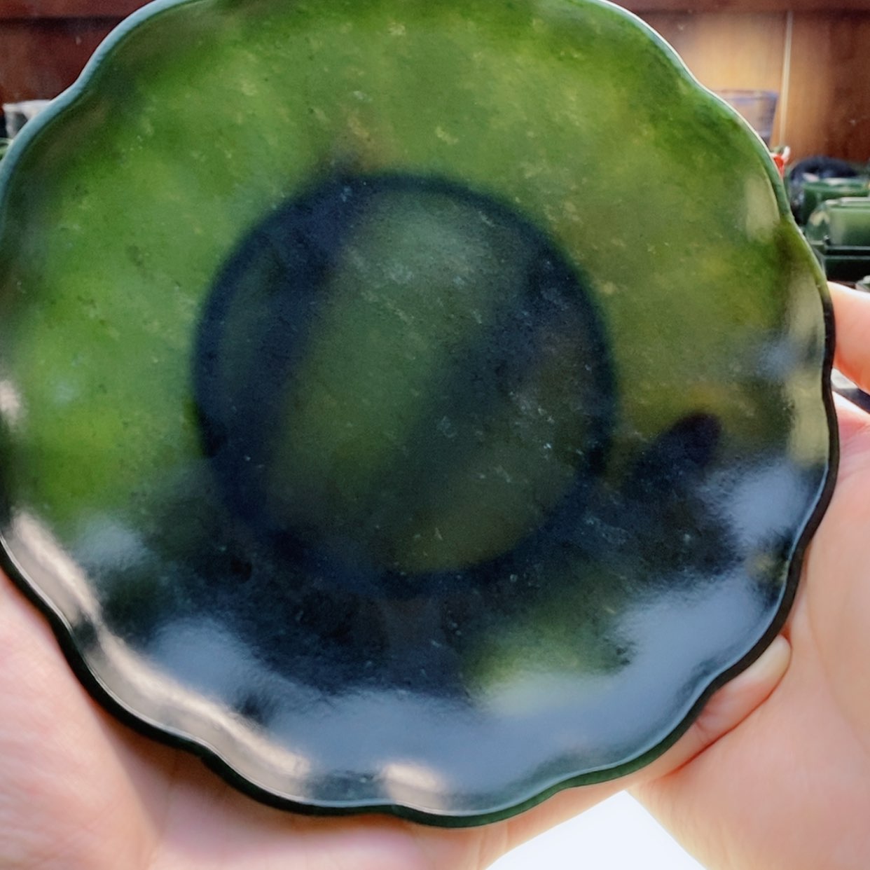 【闪购商品】和田玉（青玉）摆件未镶嵌黛*