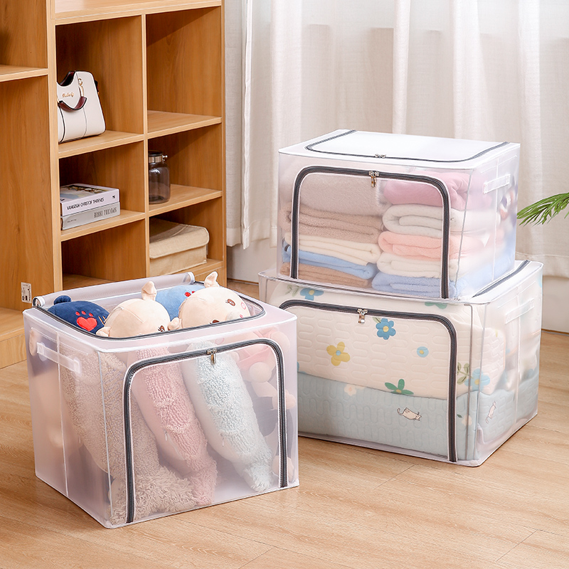 服收纳箱神器布艺家用整理盒折叠储物箱子装被子衣柜衣物筐袋子11