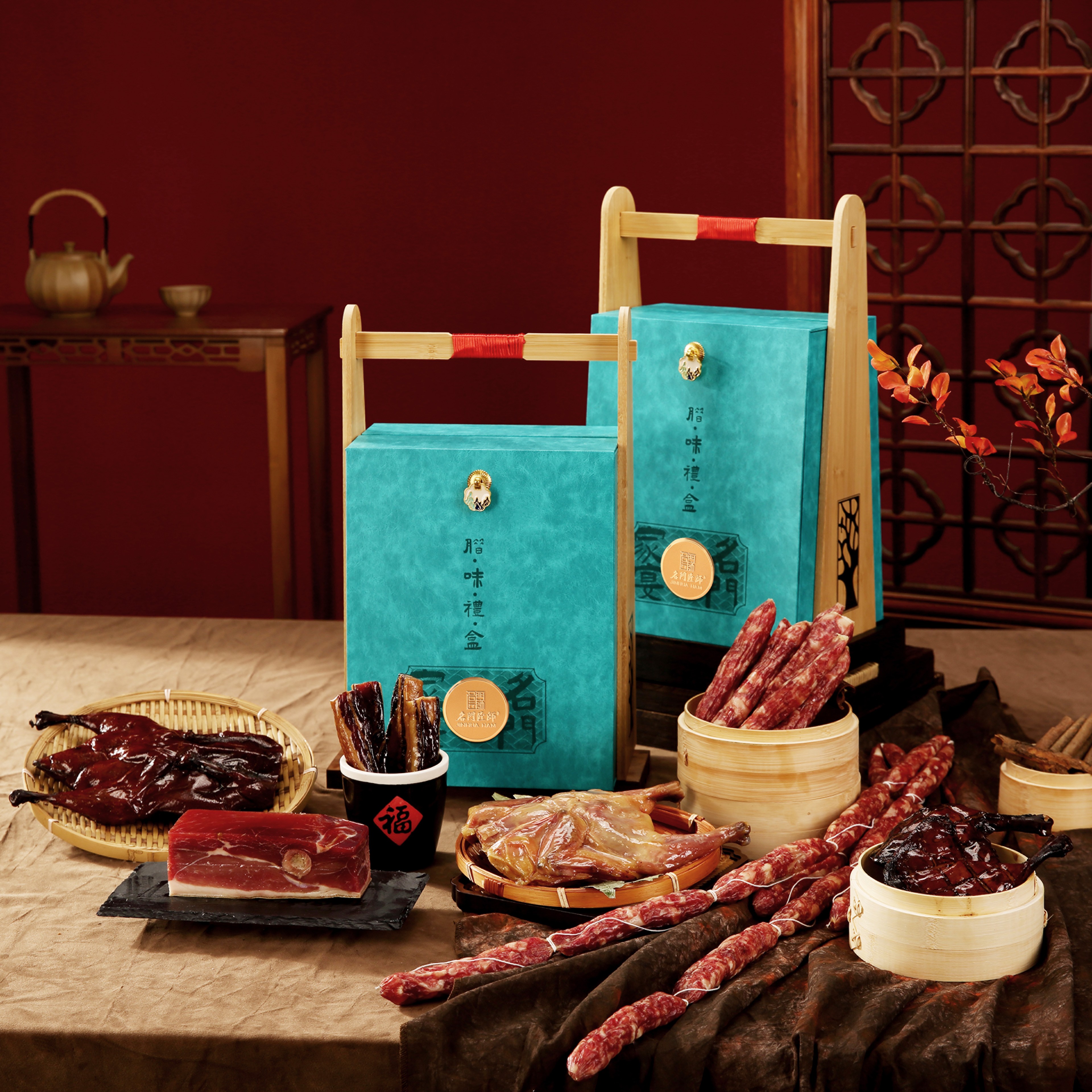 名门匠师腊味礼盒腊肉腊肠金华火腿浙江特产春节礼品过年送礼年货