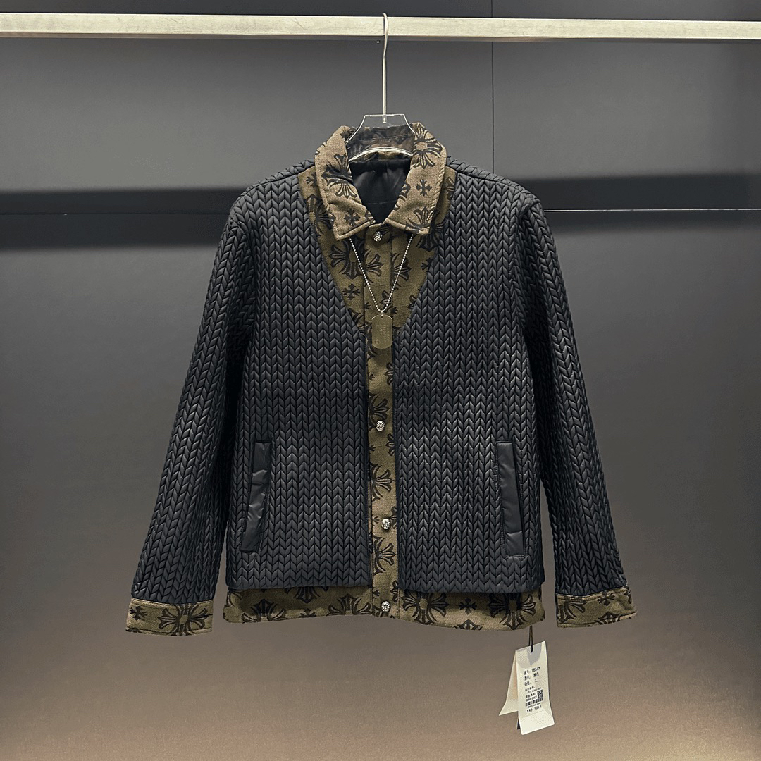 轻奢潮流夹克棉服外套男士