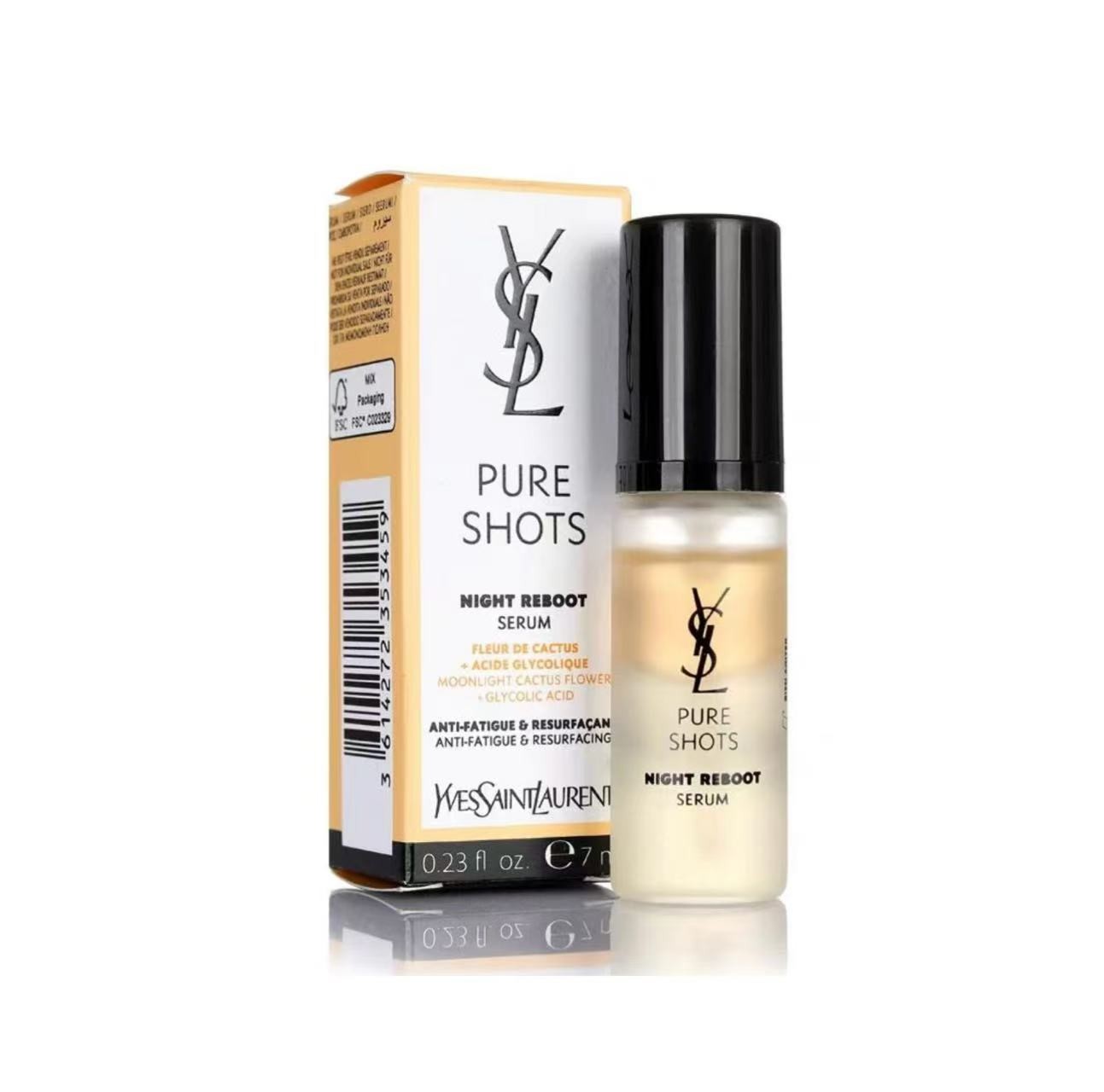 YSL圣罗兰悦享青春夜间焕肤精华液-夜皇后精华7ml 