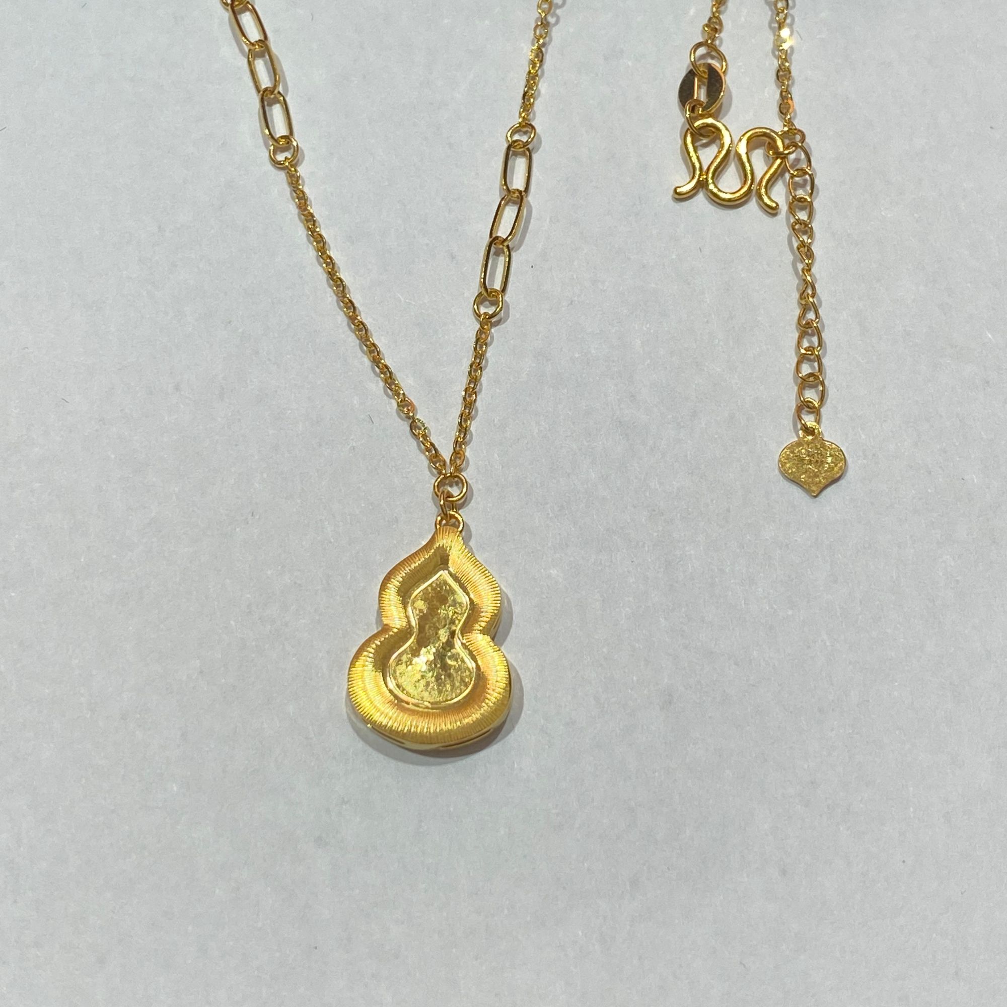 足金999 黄金精品套链 金麟葫芦可调节套链  M扣头