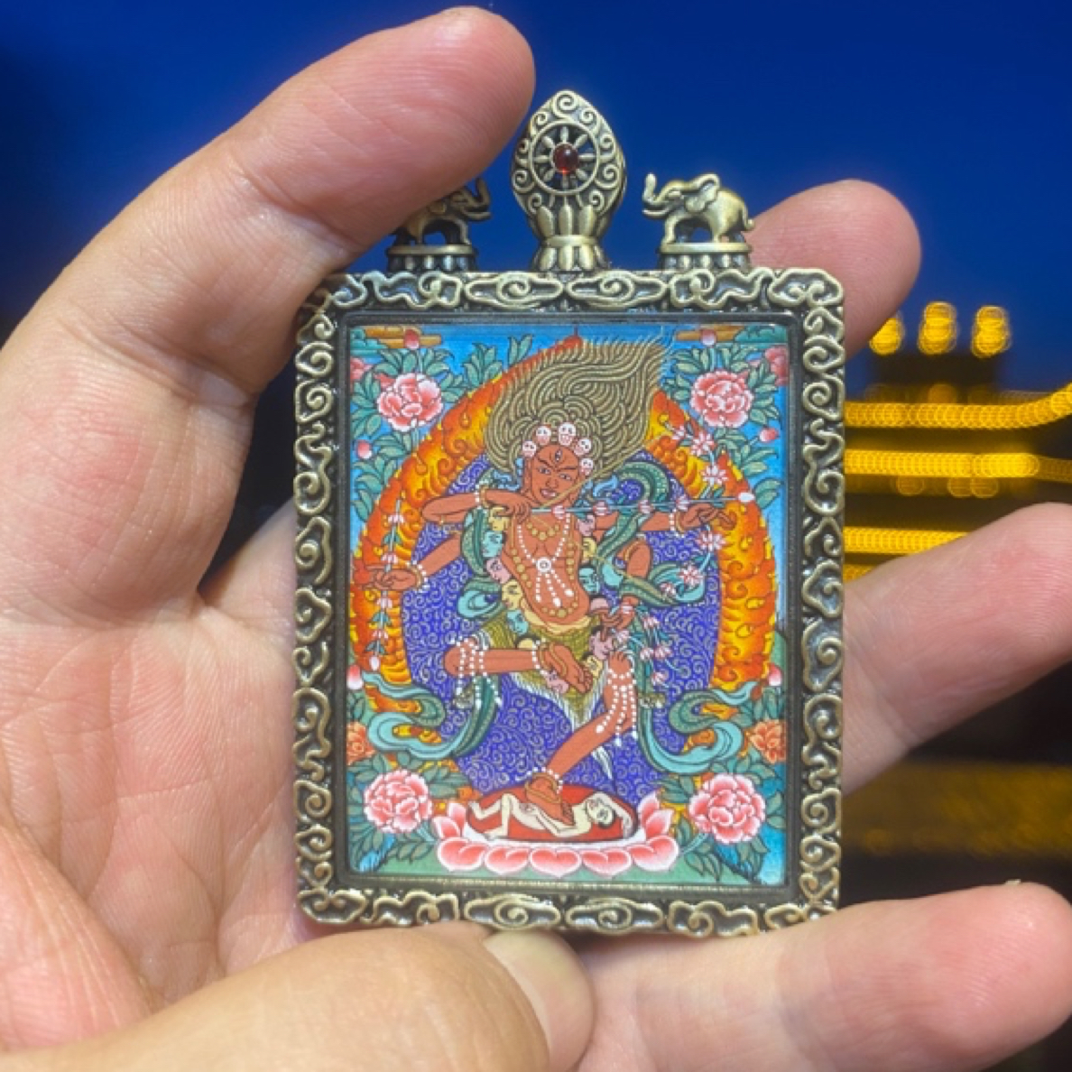 作明佛母 热贡唐卡