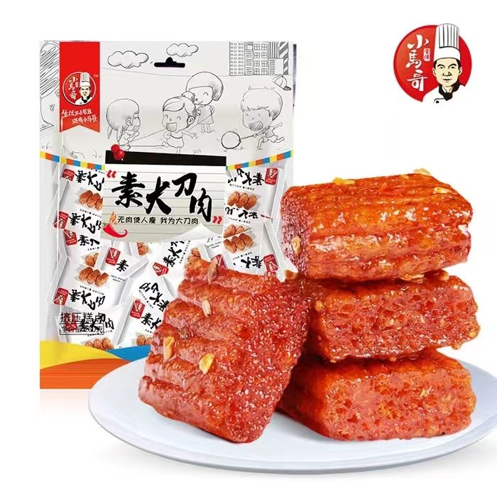 小马哥大刀肉辣条麻辣零食8090儿时小吃批发便宜学生零食解馋大块