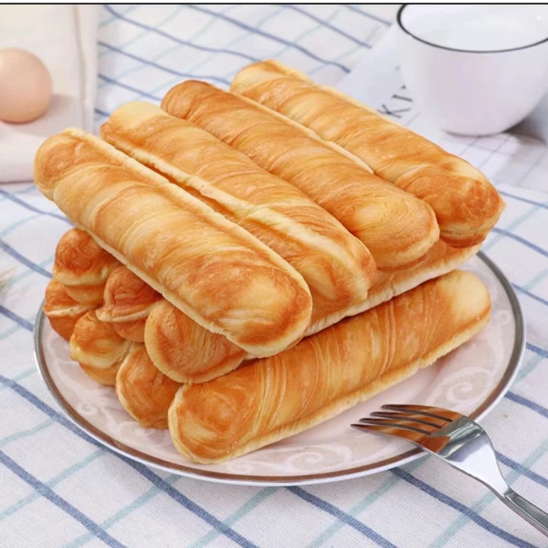 无加蔗糖全麦面包荞黑麦手撕棒代早餐粗粮代餐尿中老年人食品