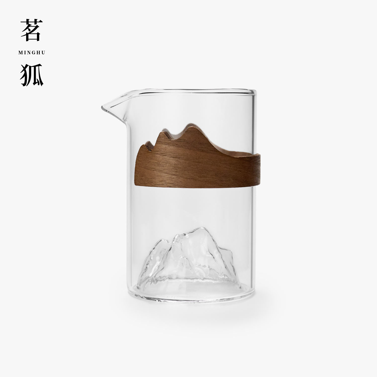 【茗狐·公道杯】观山高档玻璃杯子茶具 加厚耐热防烫透明茶海分茶器