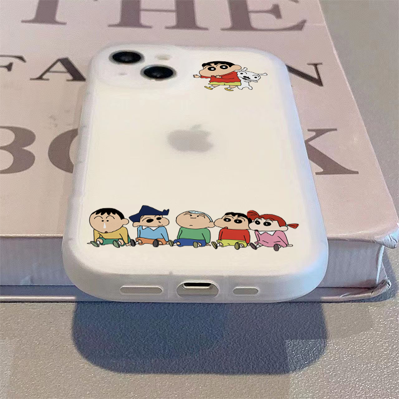 小新小白苹果15手机壳iPhone14ProMax女13/7/8P/12/xr软壳X全包11