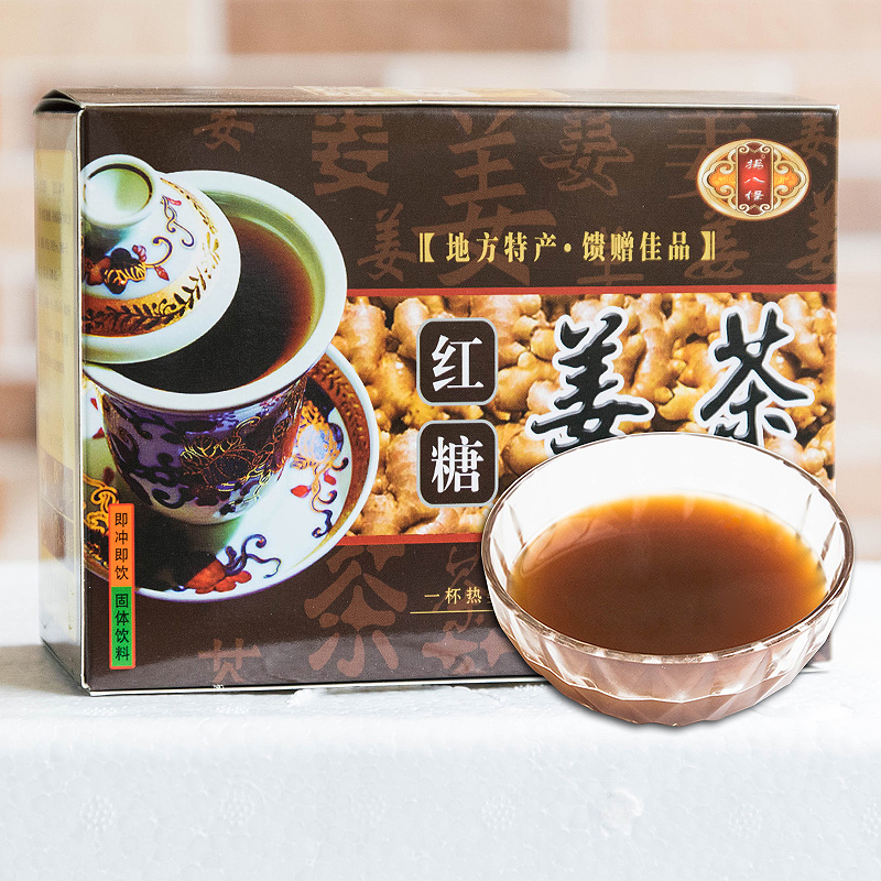 扬州特产东关街扬八怪红糖姜茶12袋装老姜糖茶速溶冲饮品216g