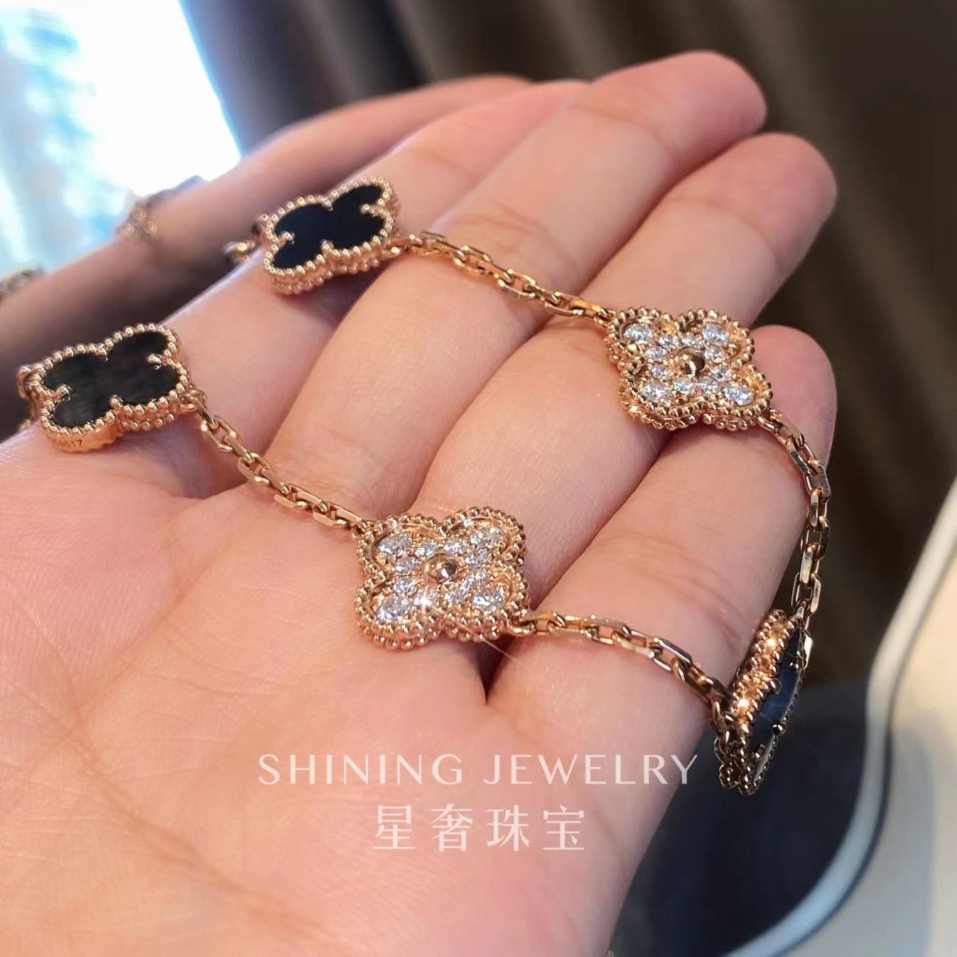 【星奢珠宝】18k钻石手链（13克左右金重）（少量库存）