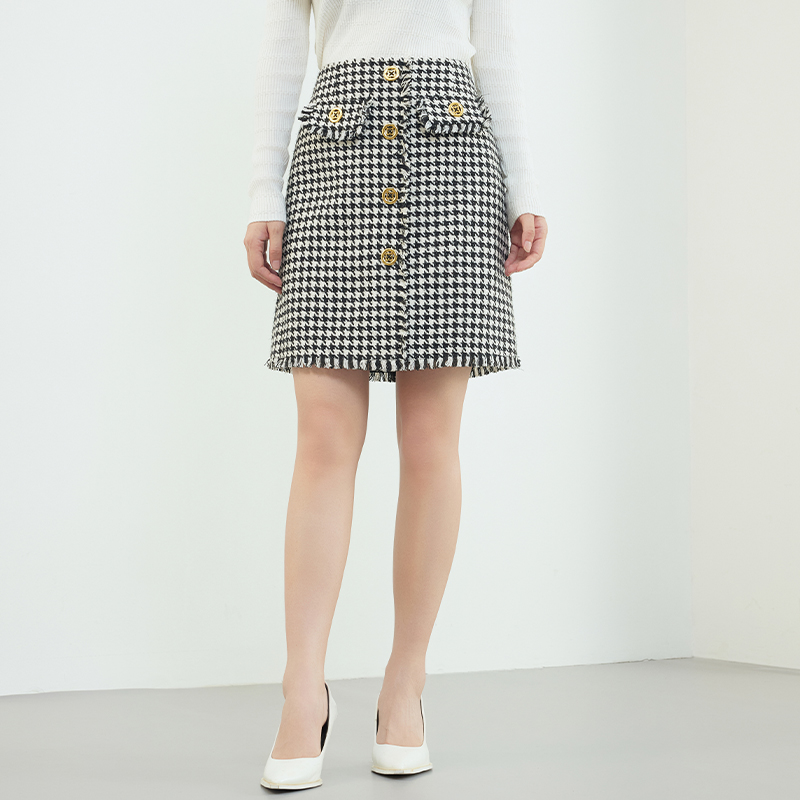 【柠檬专属】佳人苑短裙女冬季新款JX346023