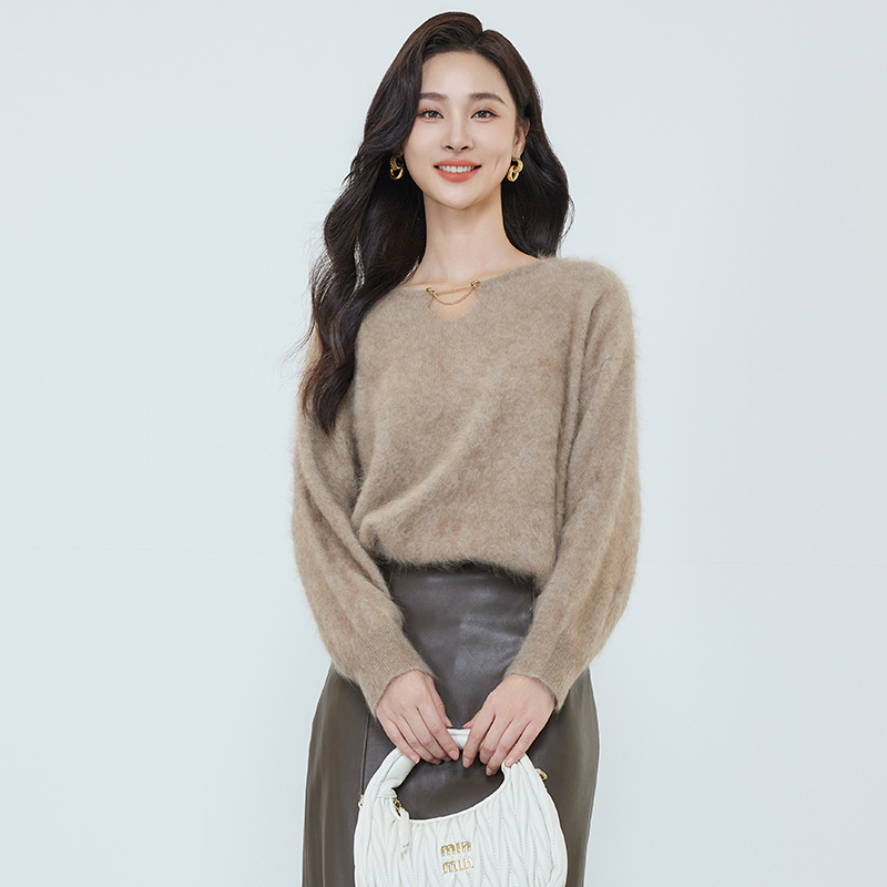 【柠檬专属】佳人苑羊绒衫女冬季新款J345Y02