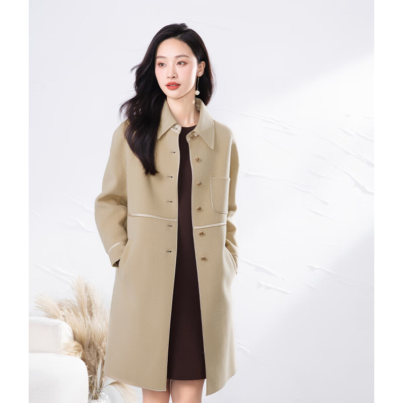 【柠檬专属】佳人苑毛呢外套女2023年冬季新款JX24N062