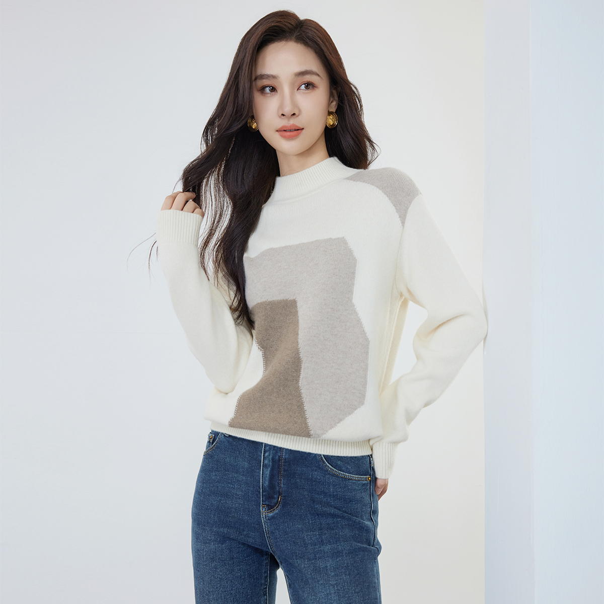 【柠檬专属】佳人苑毛衫新款J345087