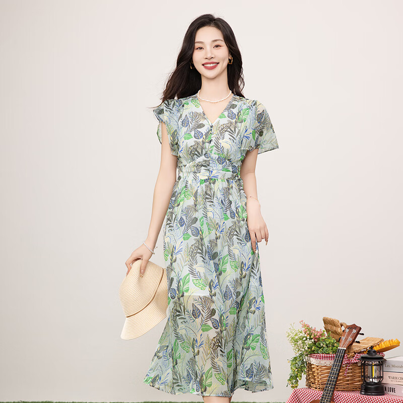 【小余专属】佳人苑连衣裙女夏季新款J329035