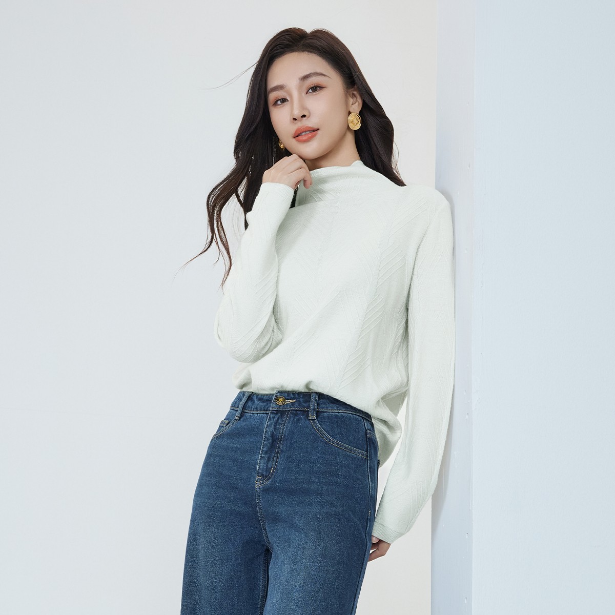 【柠檬专属】佳人苑针织衫女冬季新款JX345023