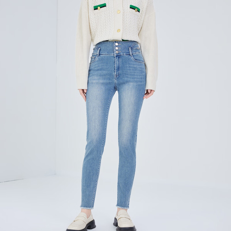 【达人专属】佳人苑牛仔裤女新款JX337006