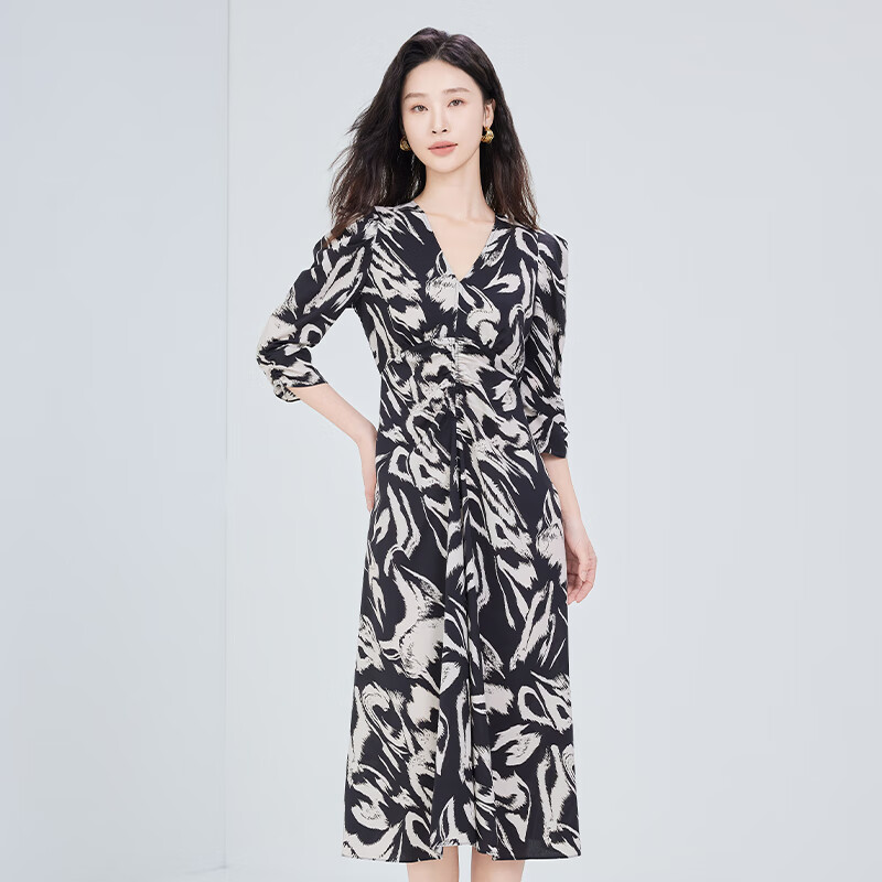 【达人专属】佳人苑连衣裙女新款JX339028