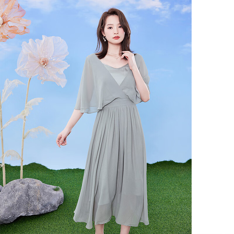 佳人苑连衣裙女2023年夏季新款JX229037