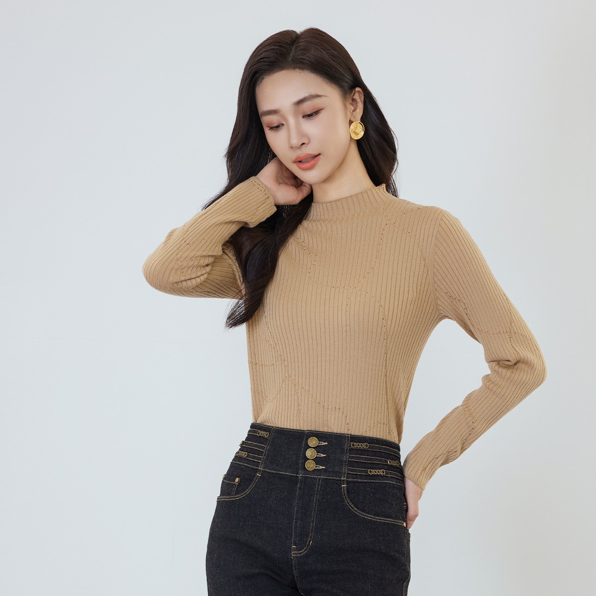 【柠檬专属】佳人苑针织衫女冬季新款JX345022