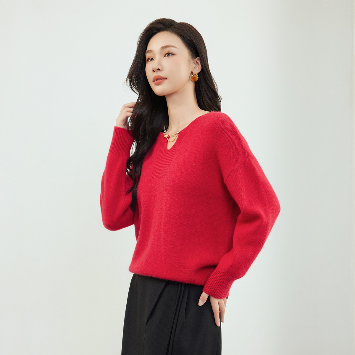 【开心专属】佳人苑毛衫冬季新款J345015