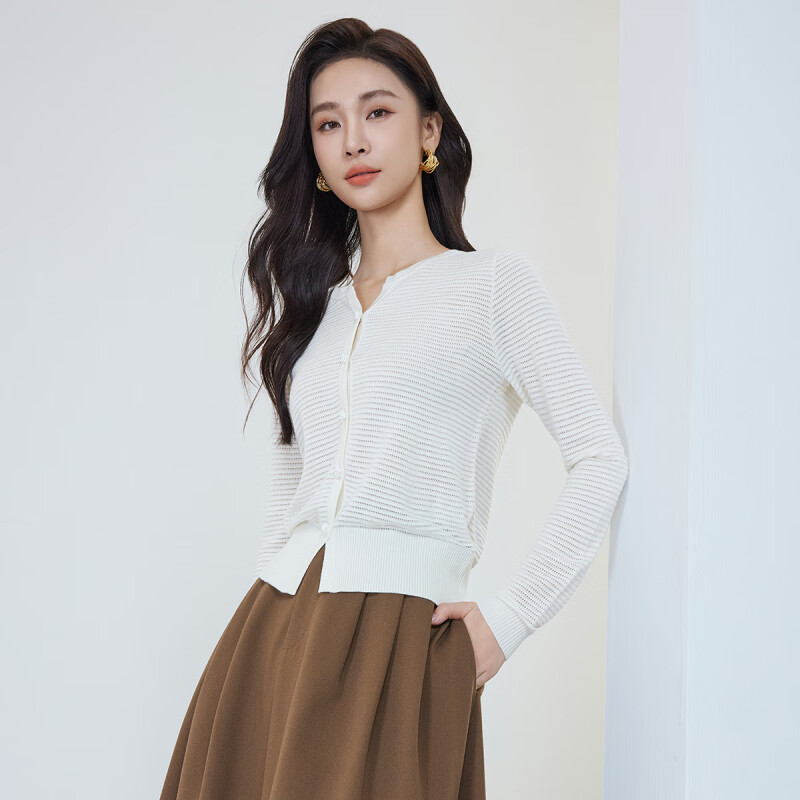 【柠檬专属】佳人苑针织衫女2024年秋季新款JW435009