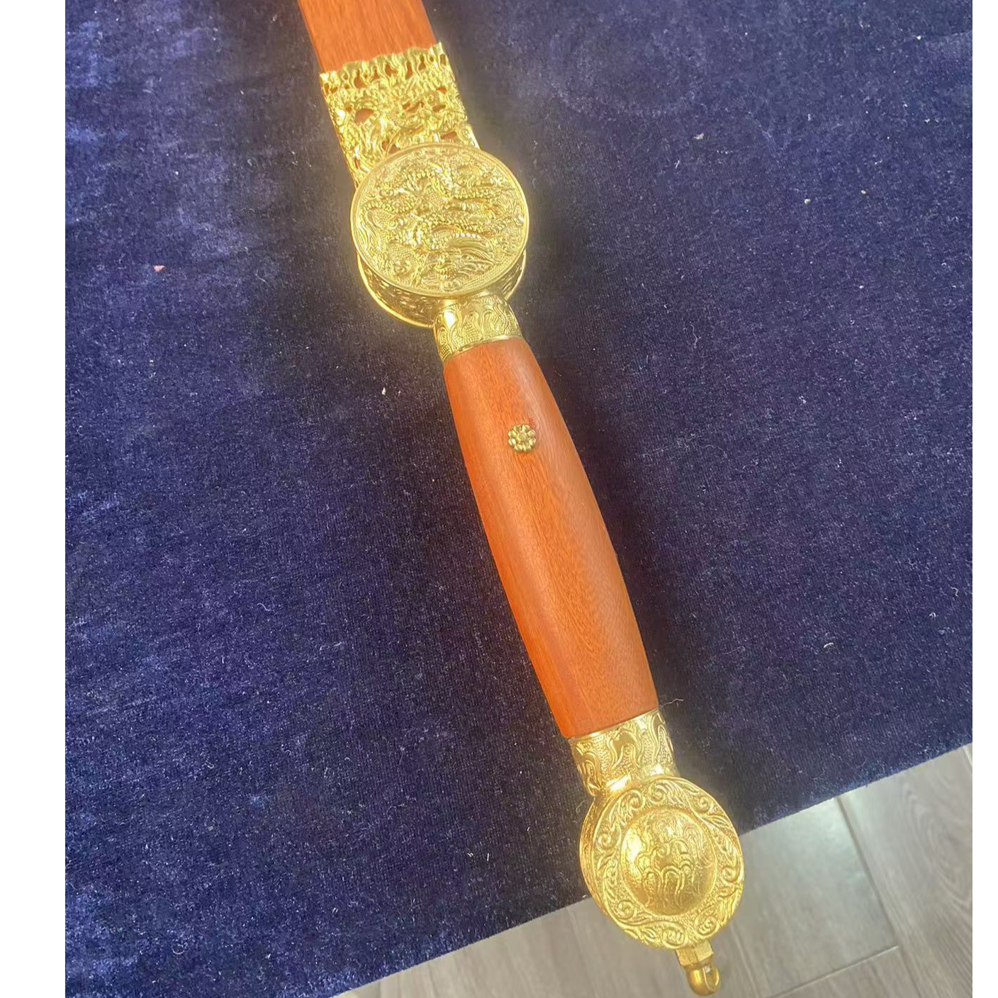 盘龙剑酸酯木鞘自炼花纹钢