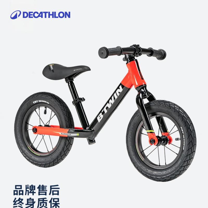 迪卡侬滑步车12寸无脚踏通用RUNRIDE 920多功能黑色/红色 325086