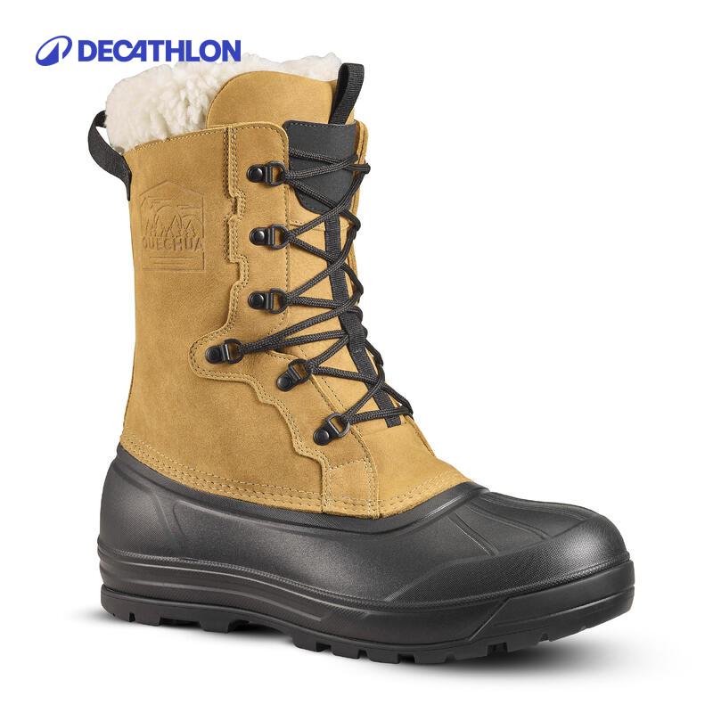 迪卡侬SH900雪地靴女男户外防水冬防滑绒加厚棉鞋靴子雪靴305000