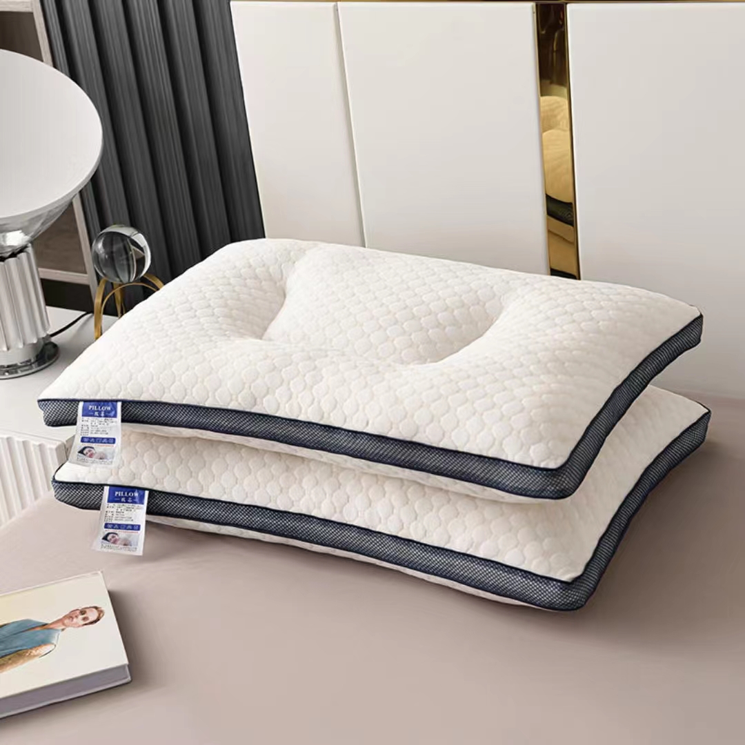 低枕/软枕透气单人颈椎专用家用水立方男士一个枕头推荐