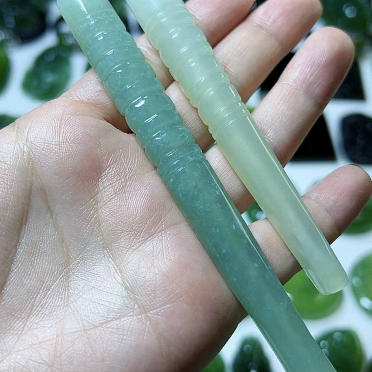 【闪购商品】蛇纹石玉颈饰未镶嵌Y****n