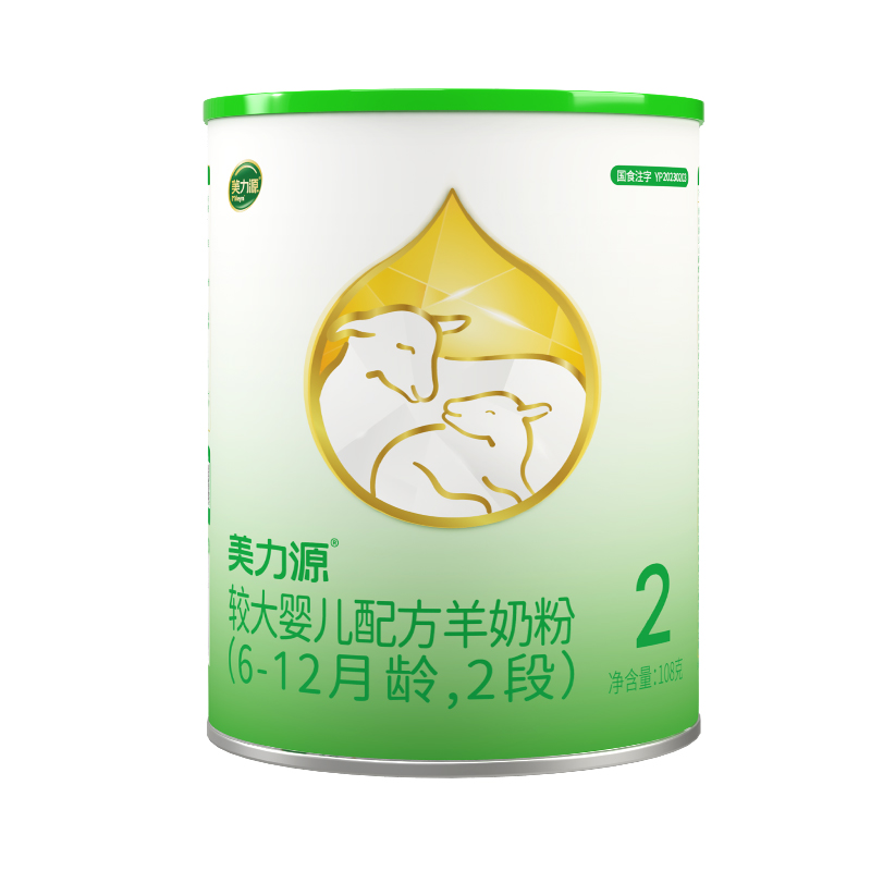  新国标丨美力源2段较大婴儿新国标配方6-12月罐装108g
