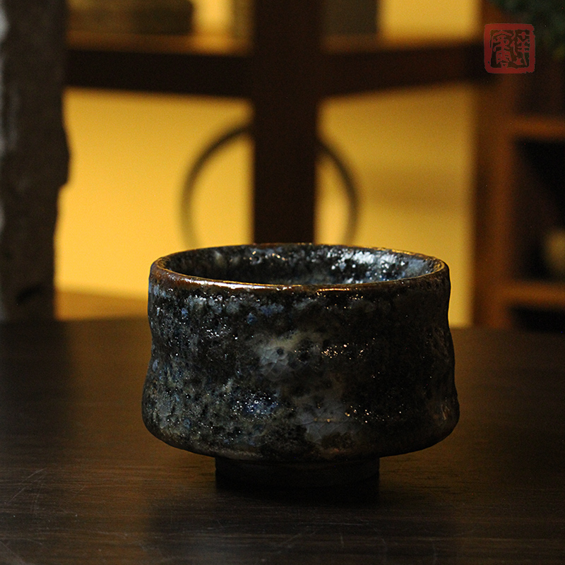 柴烧原矿 小霞老师志野 孤品星空主人杯手捏复古全手工 容量70ML