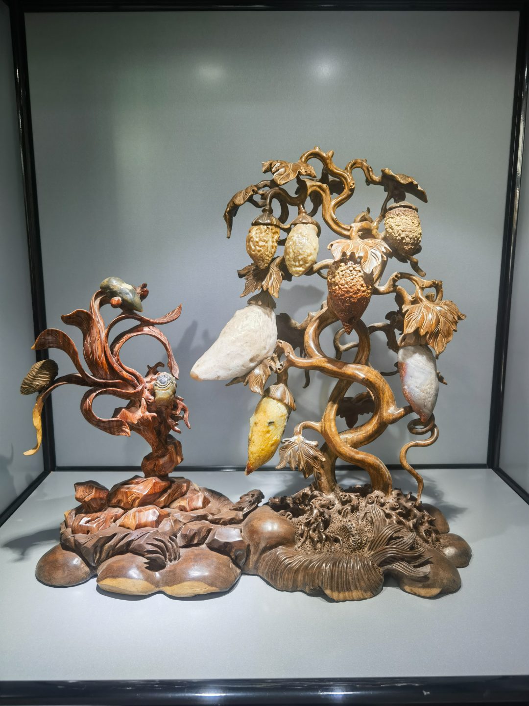 阿拉善戈壁装饰戈壁干泡精致奇石长辈商场摆件抽象复古戈壁彩石3