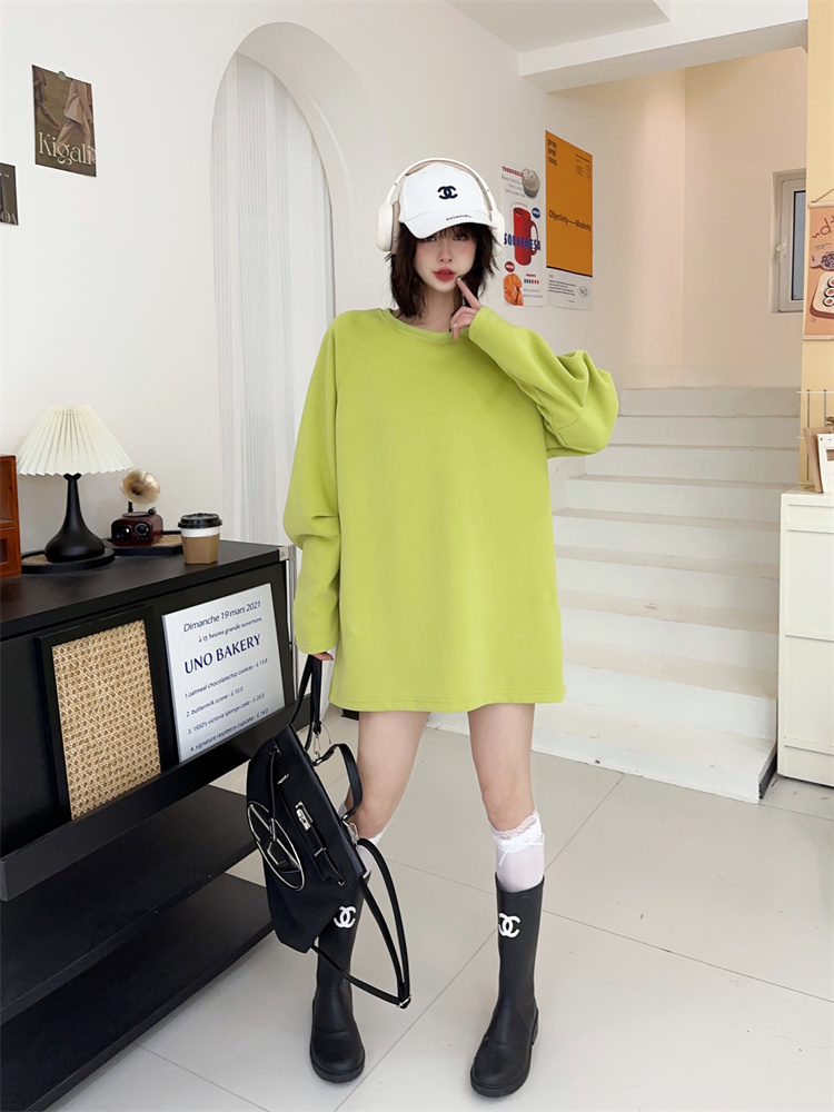 JOYER【马蹄袖】宽松时尚百搭显瘦韩版卫衣连衣裙