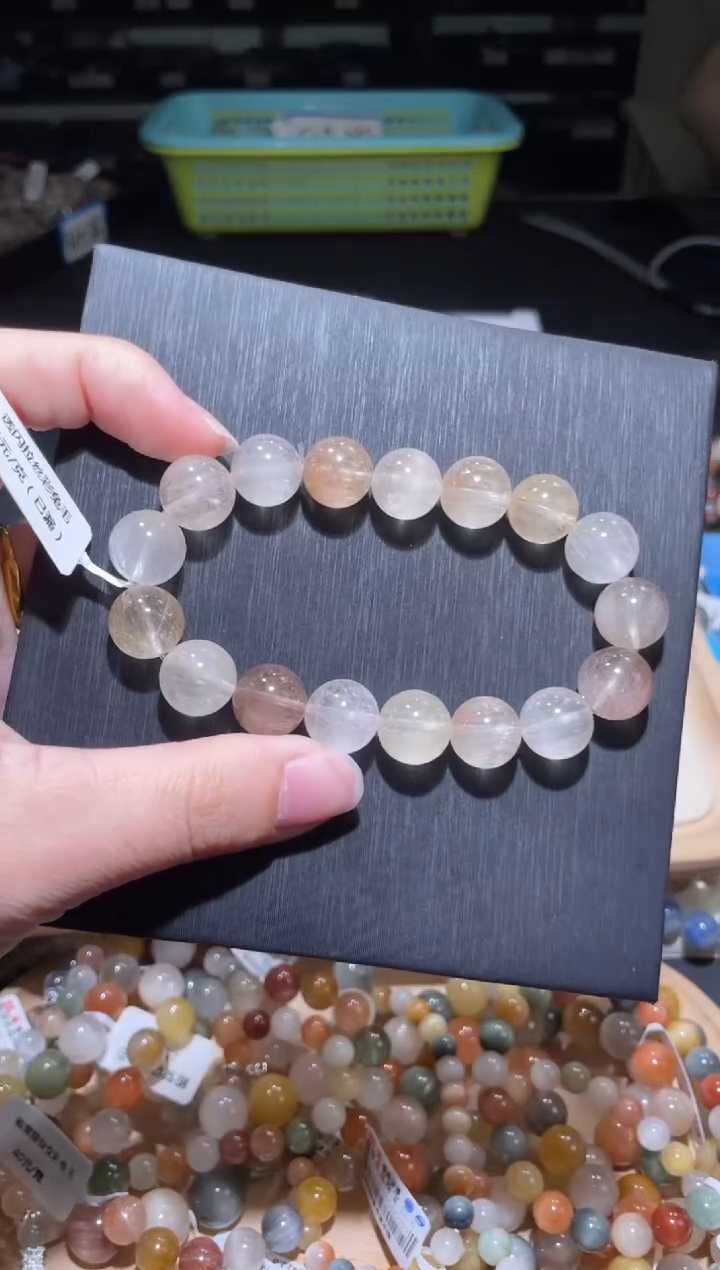 【闪购商品】水晶手链未镶嵌217号多样性发货- BB 12+mm