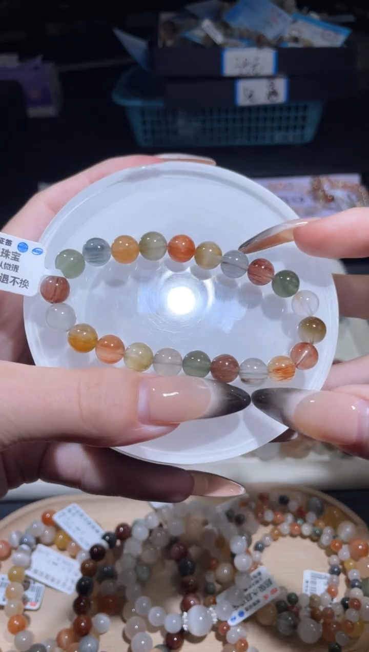 【闪购商品】水晶手链未镶嵌273号多样性发一I 8mm+